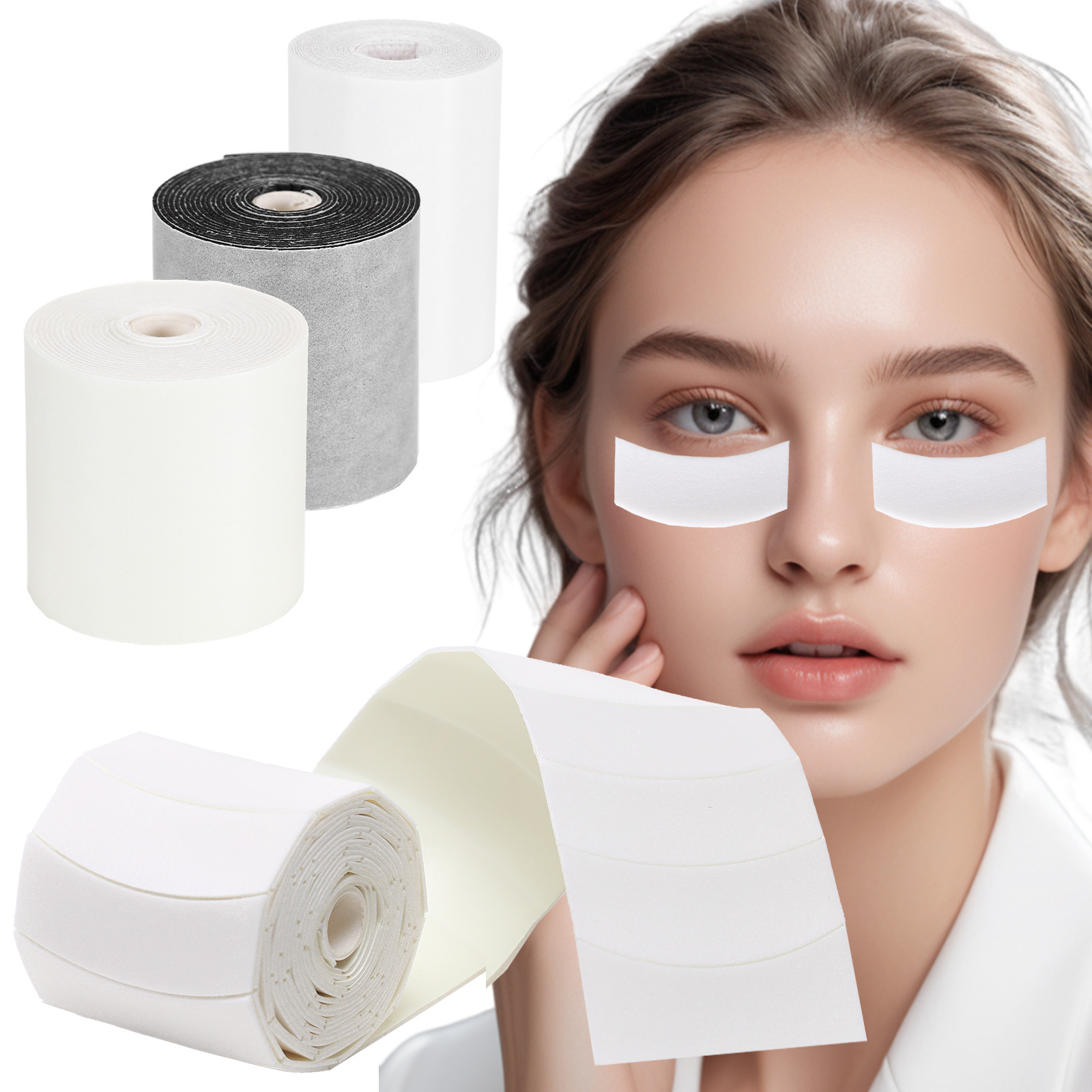 Eyelash Extension Aftercare - 110 Peças/Rolo de Adesivos de Espuma
