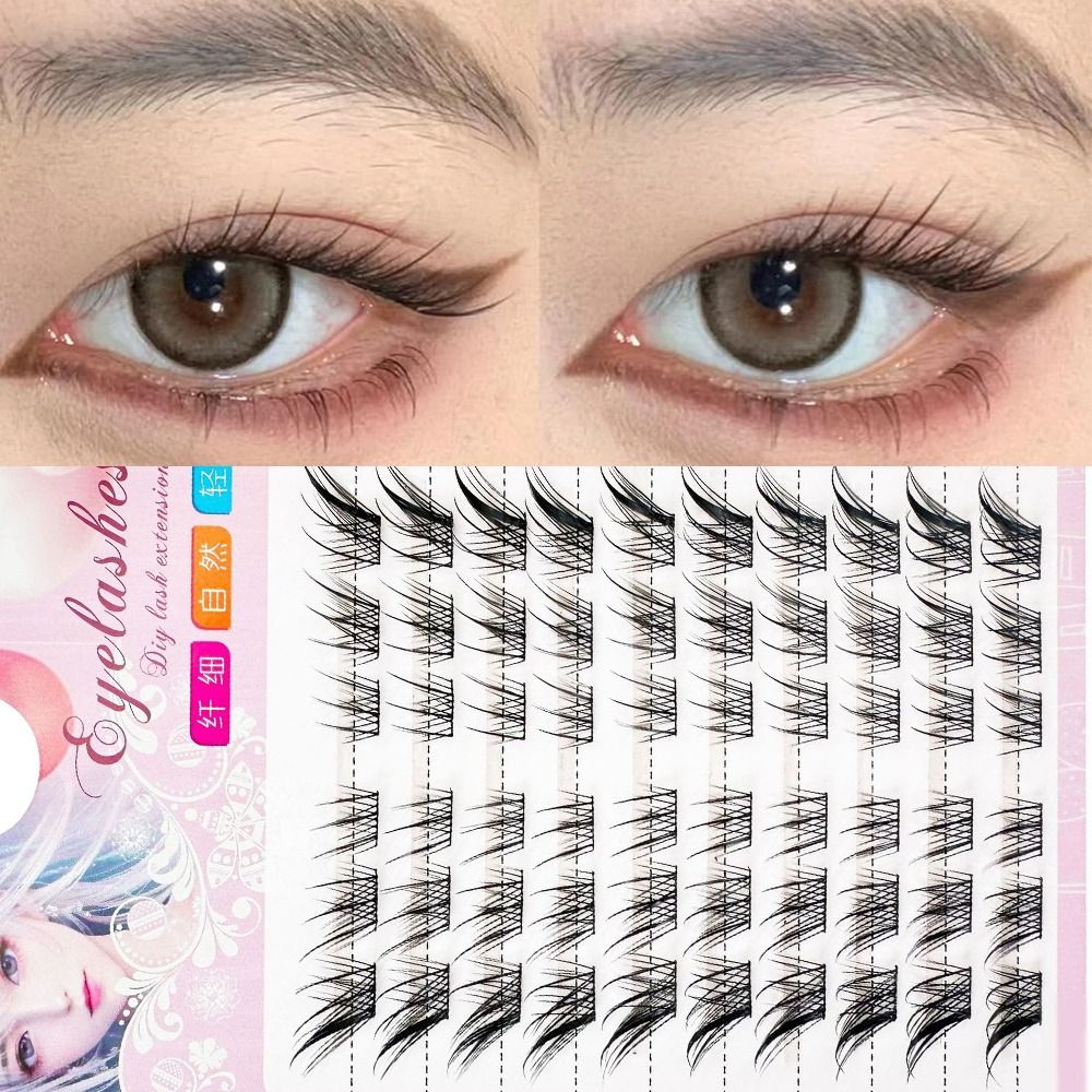 Eyelash Extension Fox Eye - Mulheres beleza 3d gato olho clusters