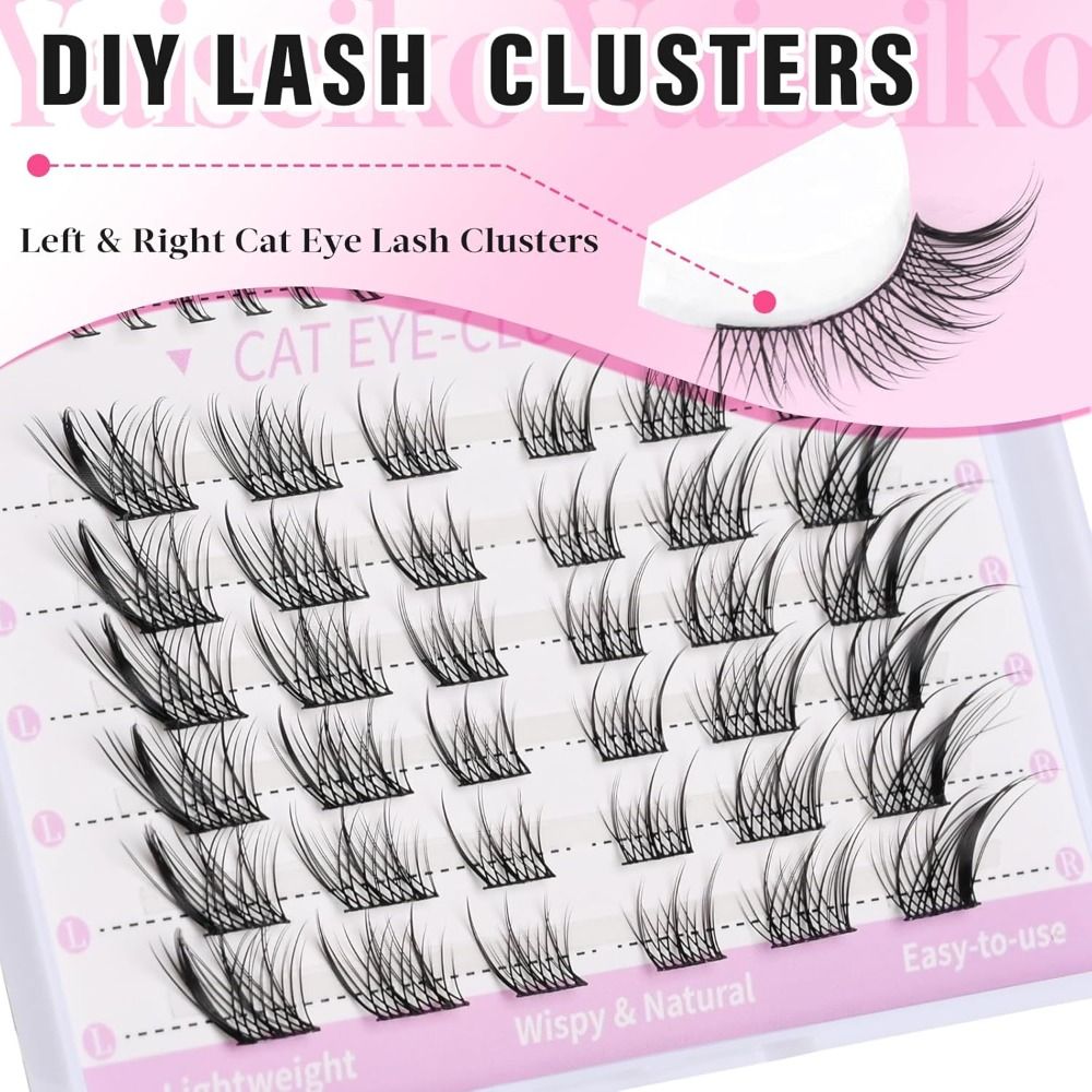 Novo 3d olho de gato auto ades - Eyelash Extension Fox Eye avaliação e preço