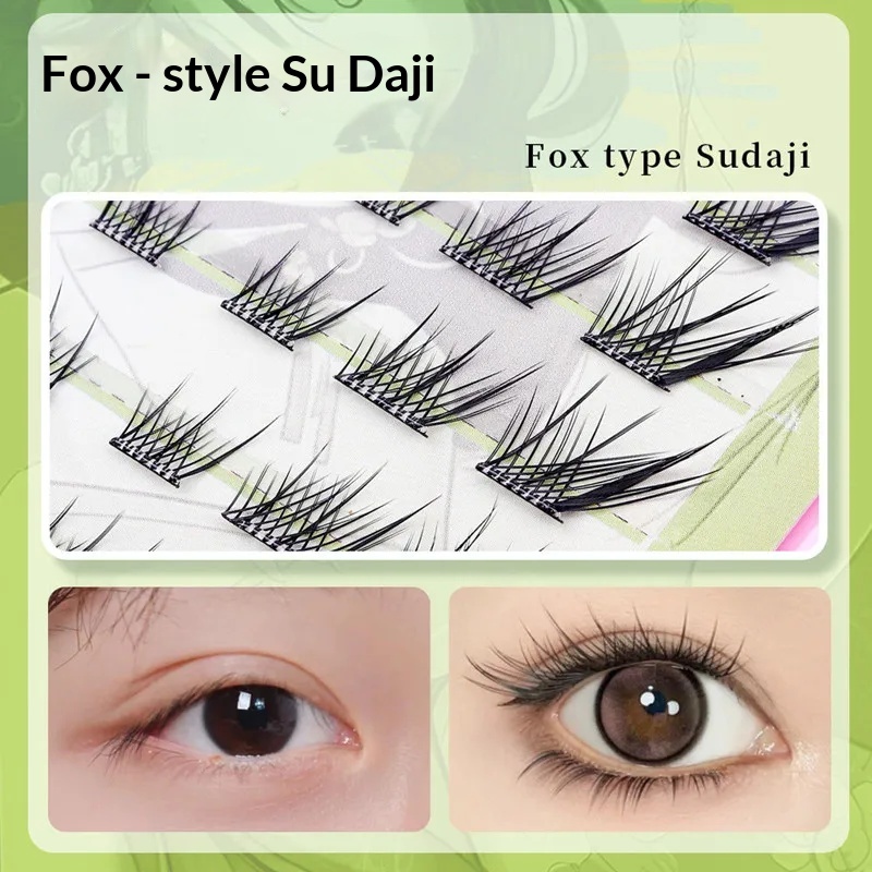 Cílios postiços autoadesivos v - Eyelash Extension Fox Eye avaliação e preço