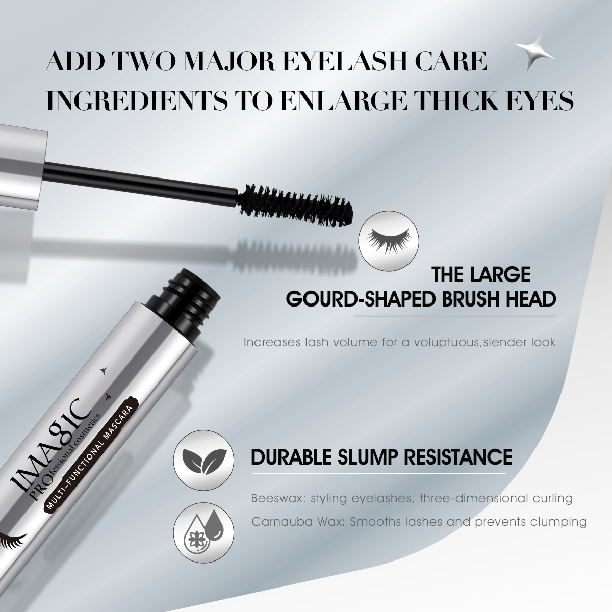 Imagic-rímel 4d preto, fibra d - Eyelash Extension Images Free avaliação e preço