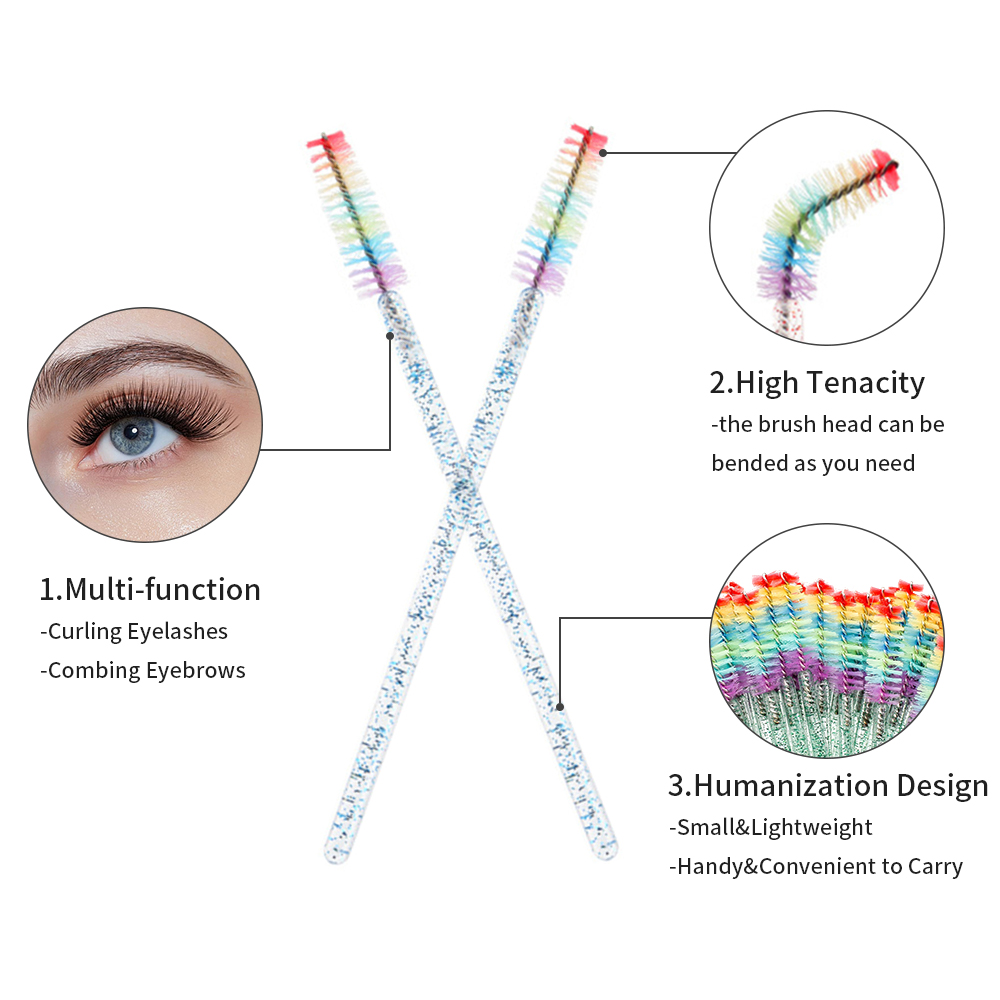 50PCS Pincéis de Maquiagem par - Eyelash Extension Aftercare avaliação e preço